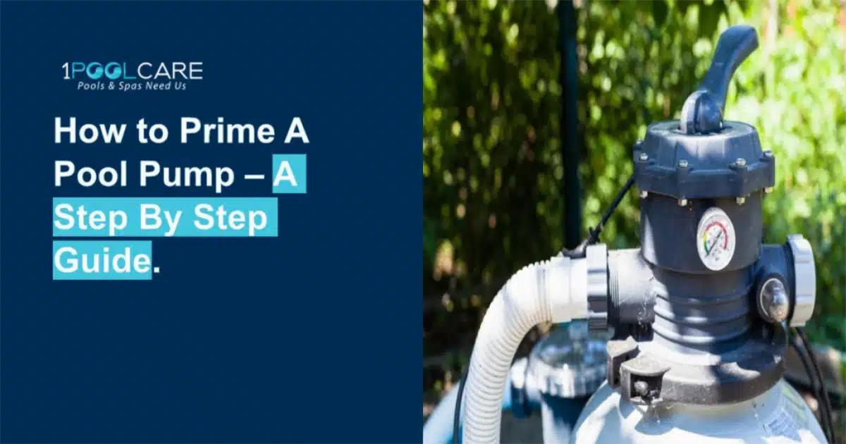How to prime a pool pump step by step